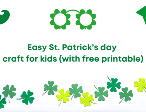 Easy St. Patrick’s day craft for kids